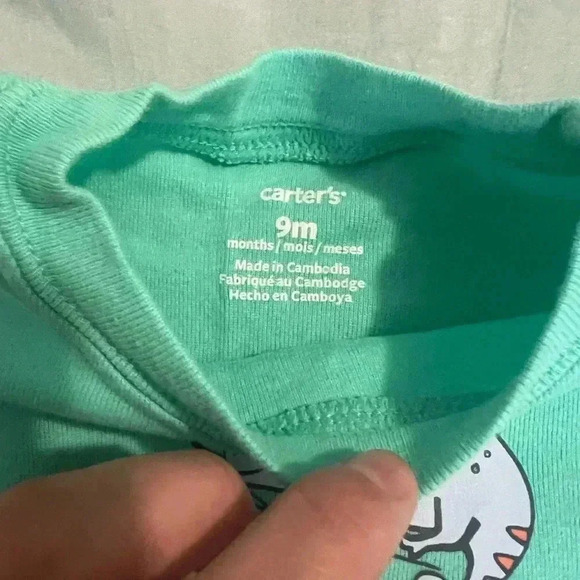 Baby Boy Infant Short Sleeve Chameleon Outfit Tops T-Shirt and short (Size 9M) - Picture 5 of 7